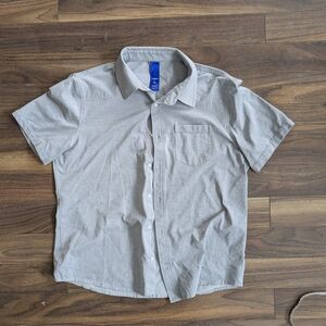 Kit and Ace Light Gray Casual Button Down Shirt